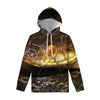 Malagasy Cat Eyed Snake Print Pullover Hoodie
