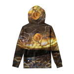 Malagasy Cat Eyed Snake Print Pullover Hoodie