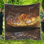 Malagasy Cat Eyed Snake Print Quilt