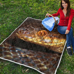 Malagasy Cat Eyed Snake Print Quilt