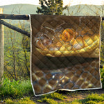Malagasy Cat Eyed Snake Print Quilt
