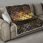 Malagasy Cat Eyed Snake Print Quilt