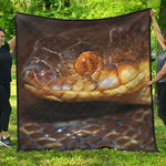 Malagasy Cat Eyed Snake Print Quilt