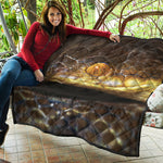 Malagasy Cat Eyed Snake Print Quilt