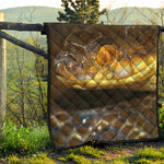 Malagasy Cat Eyed Snake Print Quilt