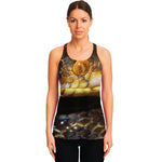 Malagasy Cat Eyed Snake Print Women's Racerback Tank Top