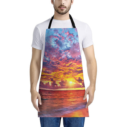 Maldives Sunset Print Apron