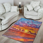 Maldives Sunset Print Area Rug