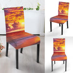 Maldives Sunset Print Dining Chair Slipcover
