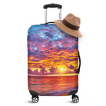 Maldives Sunset Print Luggage Cover