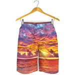 Maldives Sunset Print Men's Shorts