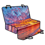 Maldives Sunset Print Pet Car Back Seat Cover