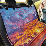 Maldives Sunset Print Pet Car Back Seat Cover