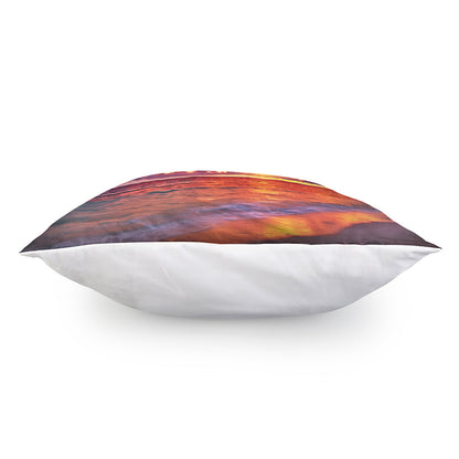 Maldives Sunset Print Pillow Cover