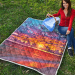 Maldives Sunset Print Quilt