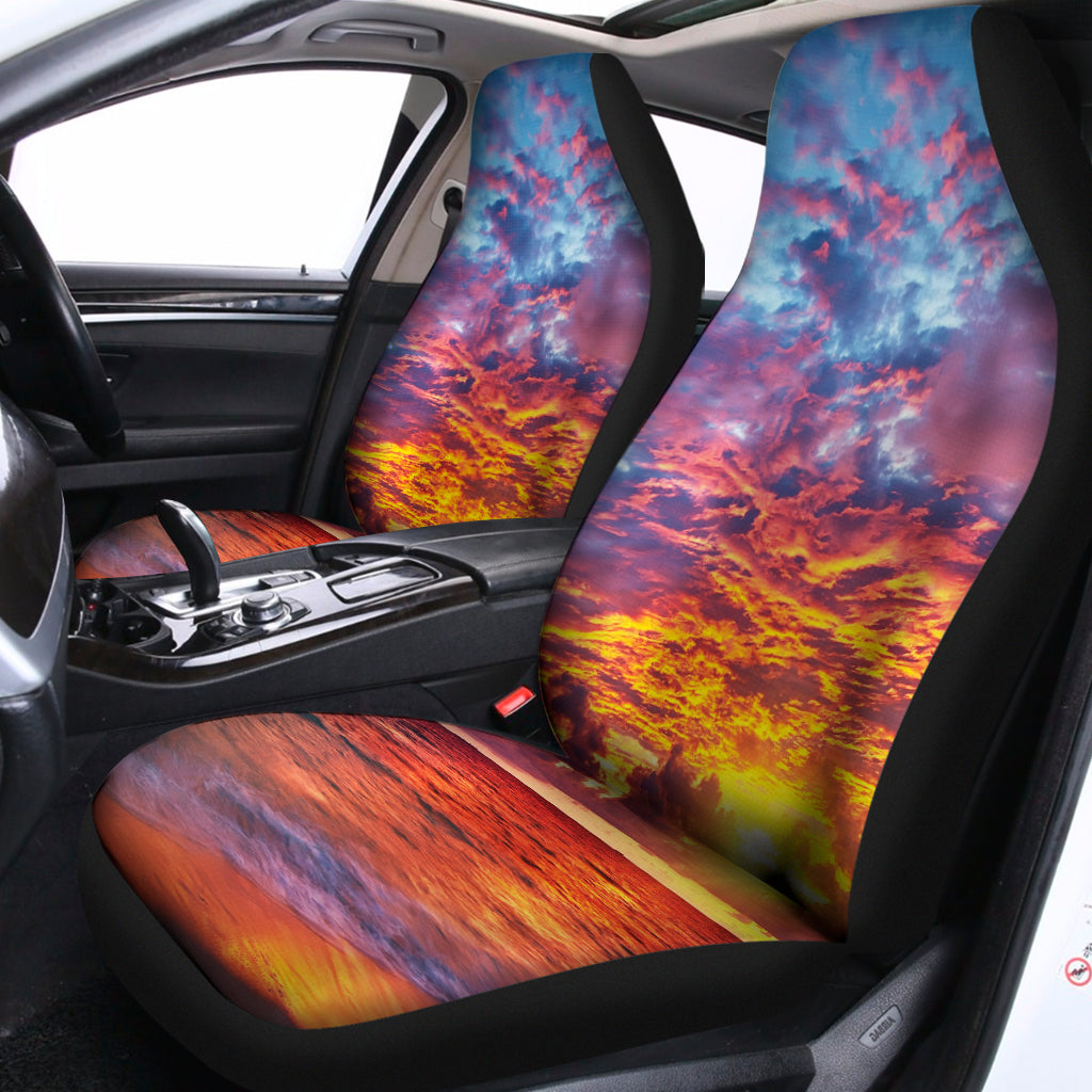 Maldives Sunset Print Universal Fit Car Seat Covers