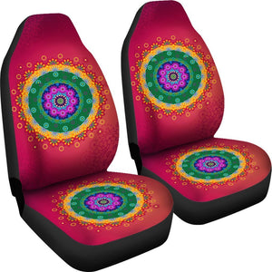 Mandala Chakra Universal Fit Car Seat Covers GearFrost