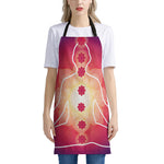 Mandala Chakras Aura Print Apron