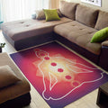 Mandala Chakras Aura Print Floor Mat