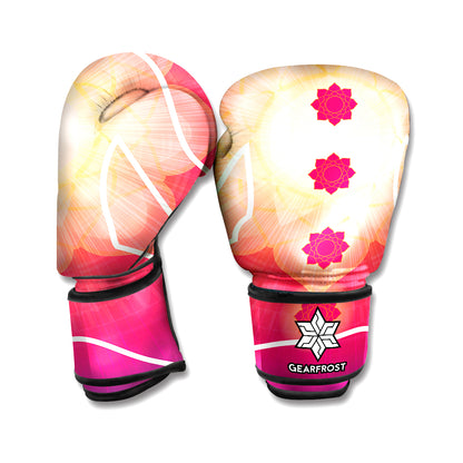 Mandala Chakras Aura Print Boxing Gloves