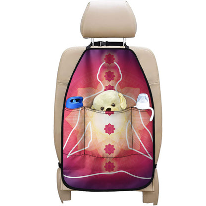 Mandala Chakras Aura Print Car Seat Organizers
