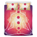 Mandala Chakras Aura Print Duvet Cover Bedding Set