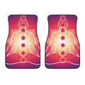 Mandala Chakras Aura Print Front Car Floor Mats