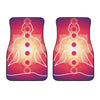 Mandala Chakras Aura Print Front Car Floor Mats