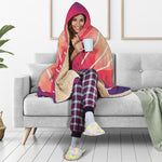 Mandala Chakras Aura Print Hooded Blanket
