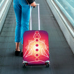 Mandala Chakras Aura Print Luggage Cover