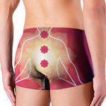 Mandala Chakras Aura Print Men's Boxer Briefs