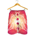 Mandala Chakras Aura Print Men's Shorts