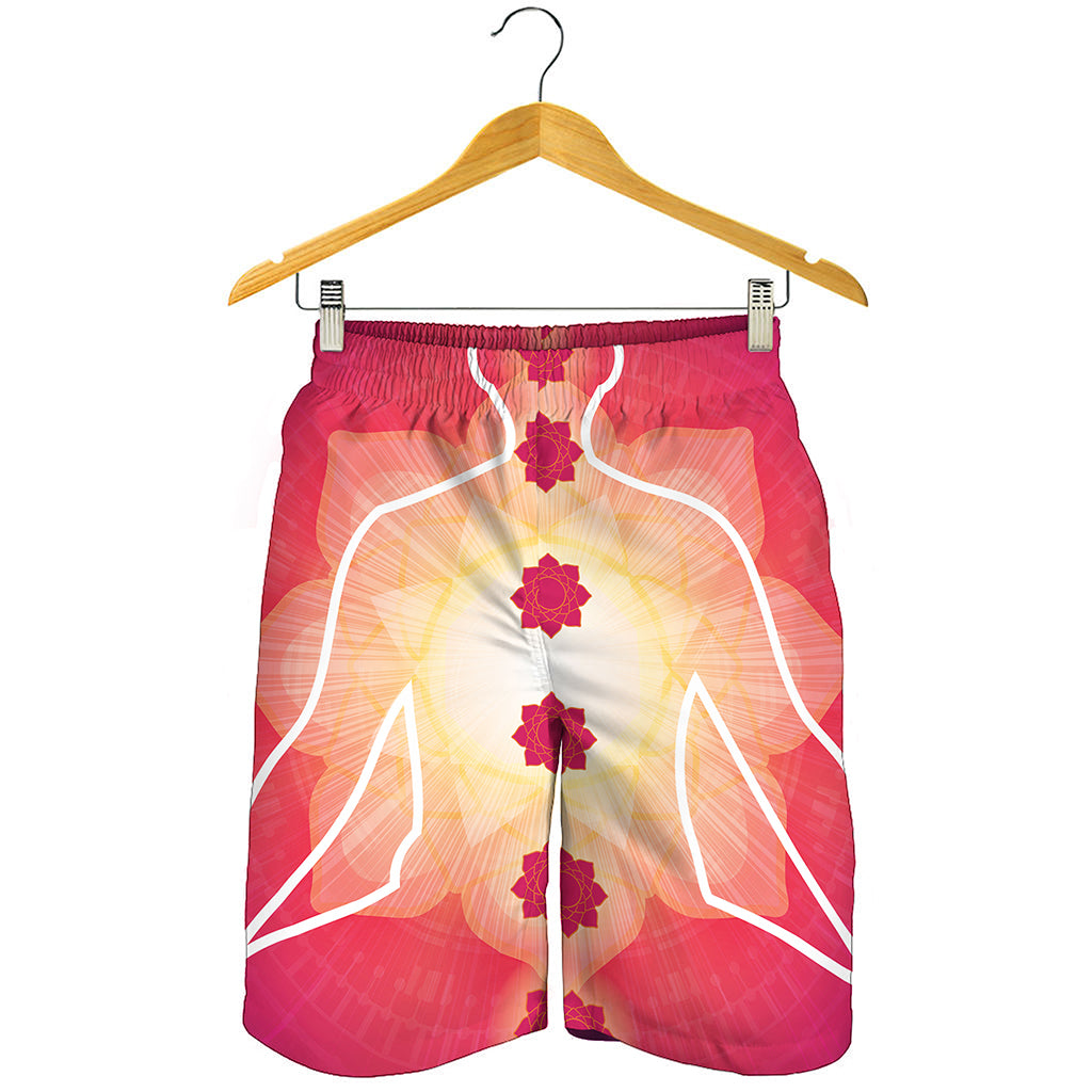 Mandala Chakras Aura Print Men's Shorts