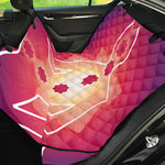 Mandala Chakras Aura Print Pet Car Back Seat Cover