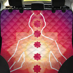 Mandala Chakras Aura Print Pet Car Back Seat Cover