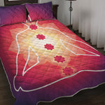 Mandala Chakras Aura Print Quilt Bed Set