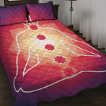 Mandala Chakras Aura Print Quilt Bed Set