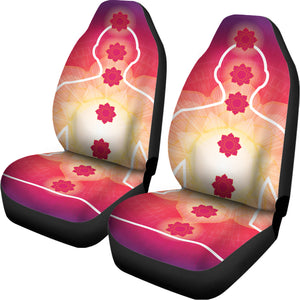 Mandala Chakras Aura Print Universal Fit Car Seat Covers