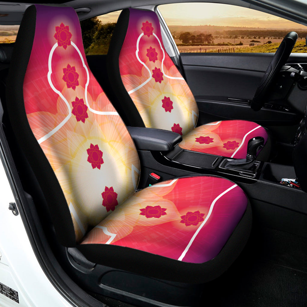 Mandala Chakras Aura Print Universal Fit Car Seat Covers