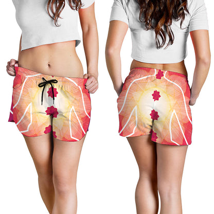 Mandala Chakras Aura Print Women's Shorts
