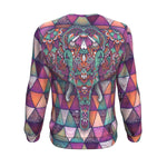 Mandala Elephant Colorful Pattern Print Unisex Crewneck Sweatshirt GearFrost