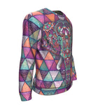 Mandala Elephant Colorful Pattern Print Unisex Crewneck Sweatshirt GearFrost