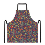 Mandala Floral Bohemian Pattern Print Apron