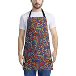 Mandala Floral Bohemian Pattern Print Apron