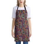 Mandala Floral Bohemian Pattern Print Apron