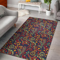 Mandala Floral Bohemian Pattern Print Floor Mat