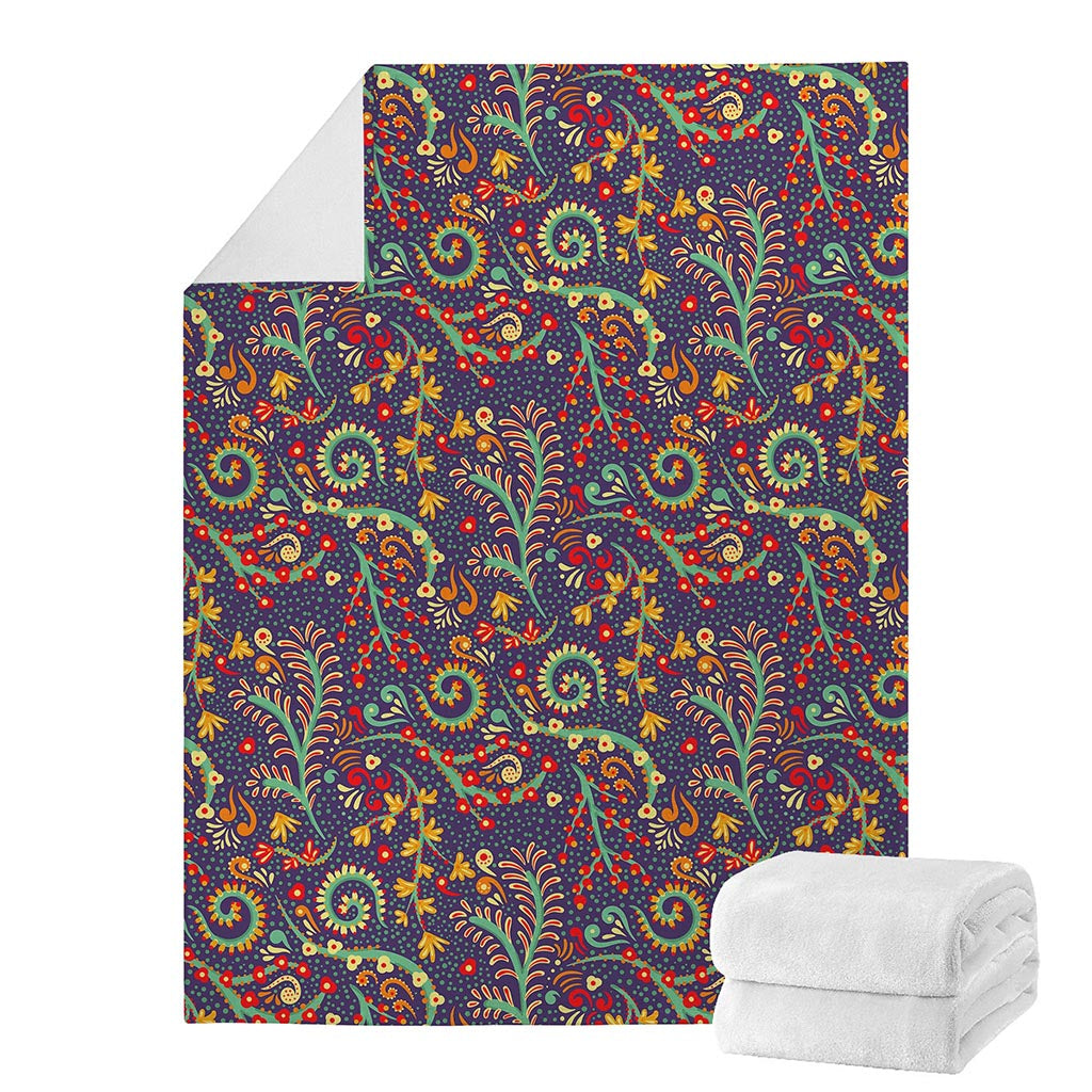 Mandala Floral Bohemian Pattern Print Blanket