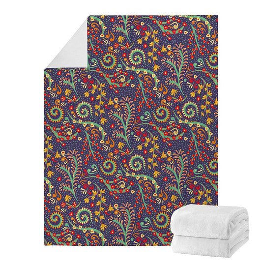 Mandala Floral Bohemian Pattern Print Blanket