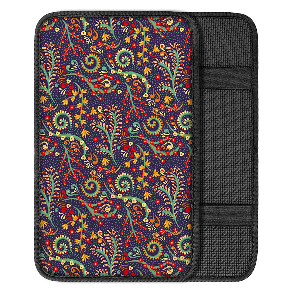 Mandala Floral Bohemian Pattern Print Car Center Console Cover