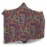 Mandala Floral Bohemian Pattern Print Hooded Blanket